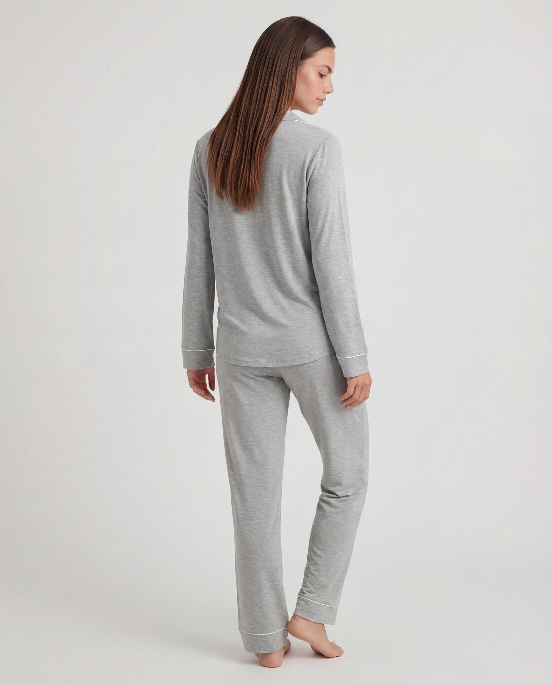 Lysegrå Bambus Pyjamas