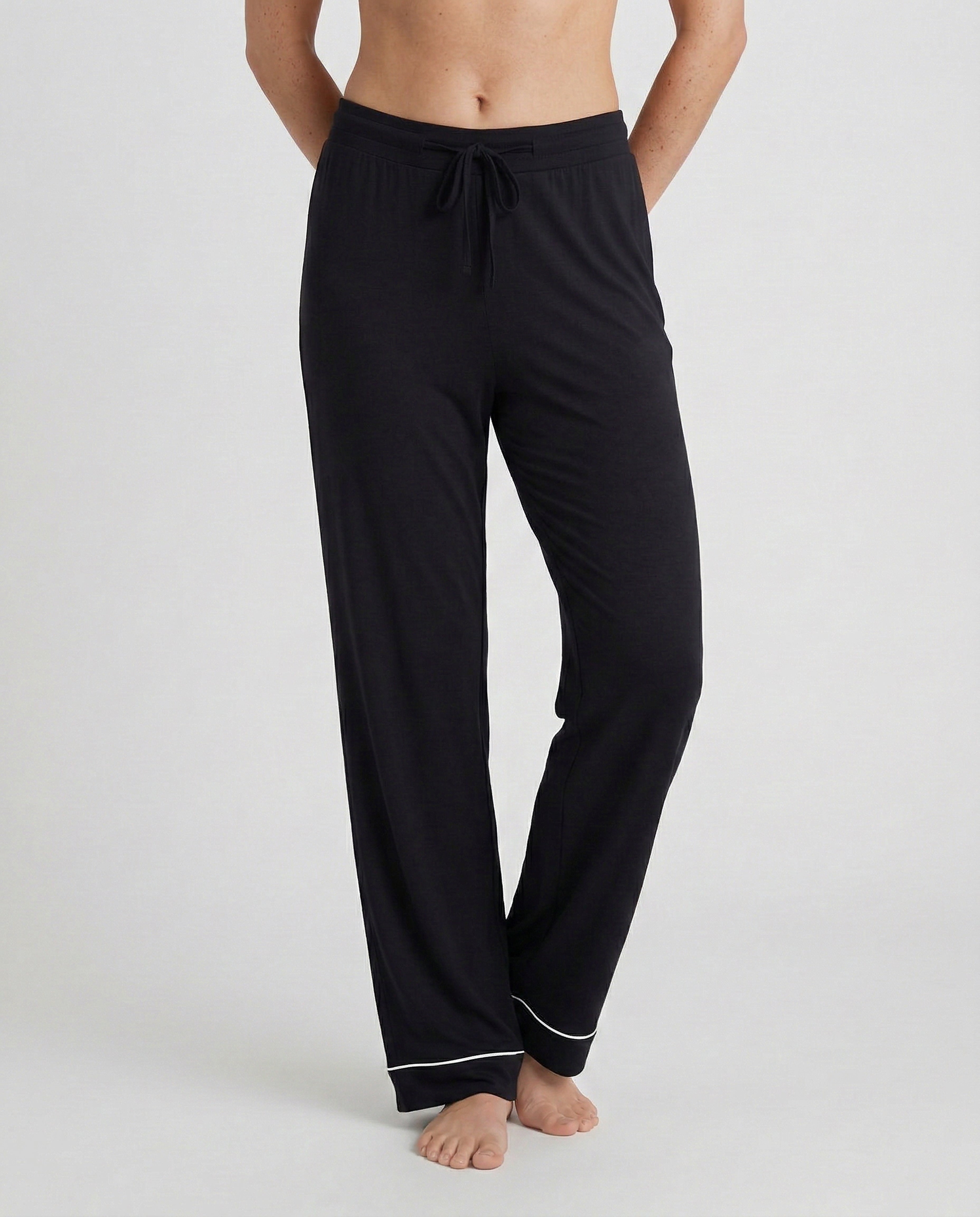 Svart Bambus Pyjamas